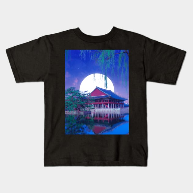 Cool Palace Kids T-Shirt by funglazie